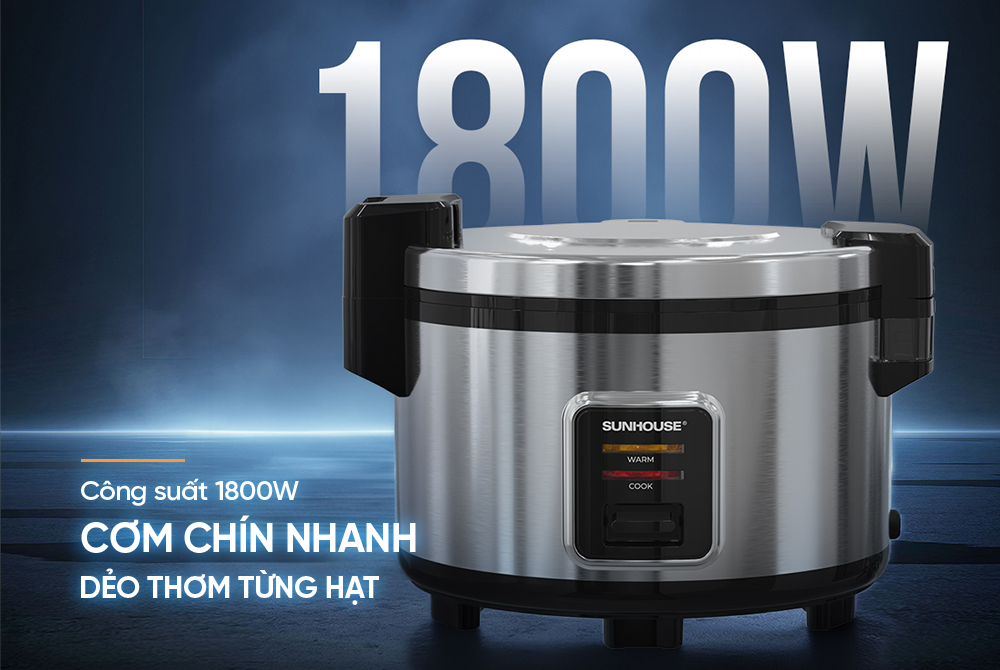 Nồi cơm điện 5.6L SUNHOUSE SHD8316