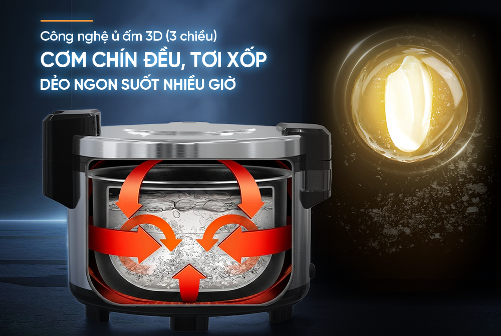 Nồi cơm điện 5.6L SUNHOUSE SHD8316