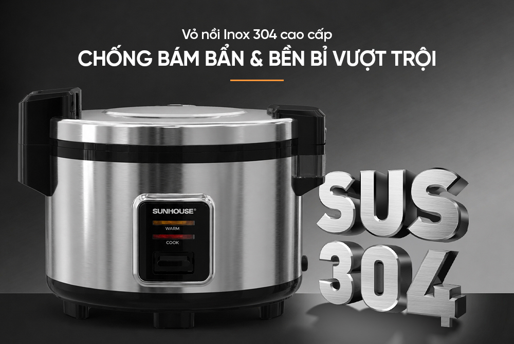 Nồi cơm điện 5.6L SUNHOUSE SHD8316