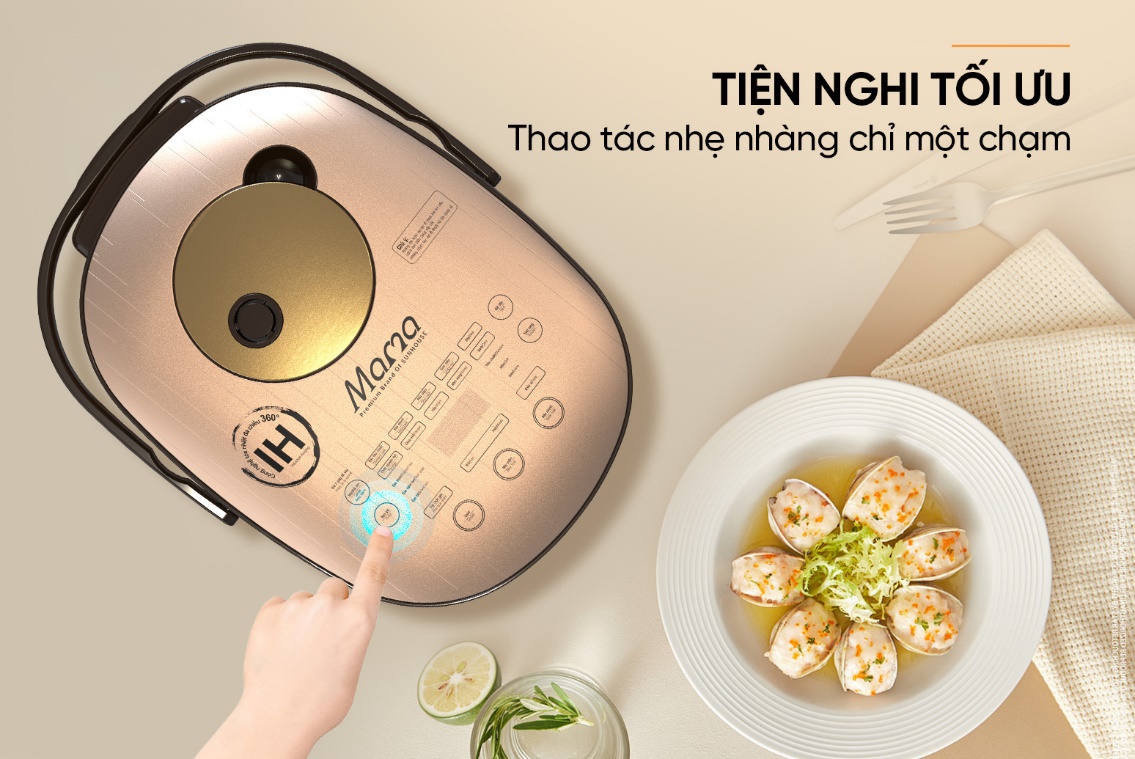 Nồi cơm điện cao tần 1.5L SUNHOUSE MAMA SHD8955