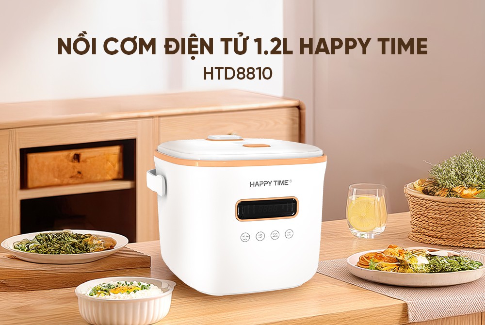Nồi cơm điện tử 1.2L Happytime HTD8810