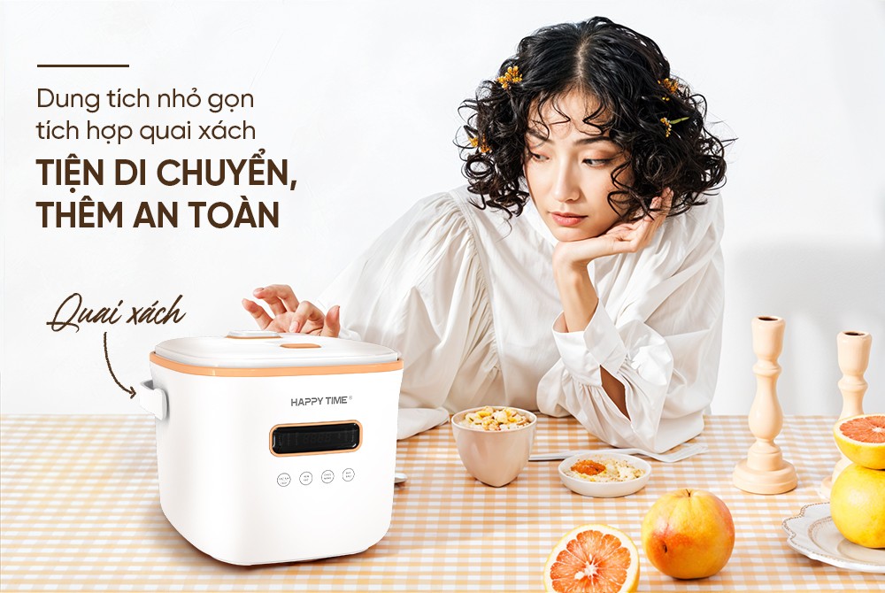 Nồi cơm điện tử 1.2L Happytime HTD8810