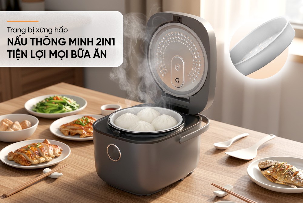 Nồi cơm điện tử 1,8L SUNHOUSE SHD8923