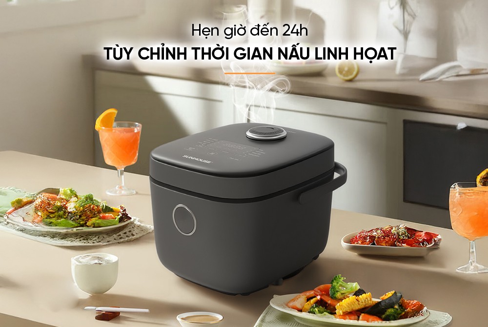 Nồi cơm điện tử 1,8L SUNHOUSE SHD8923