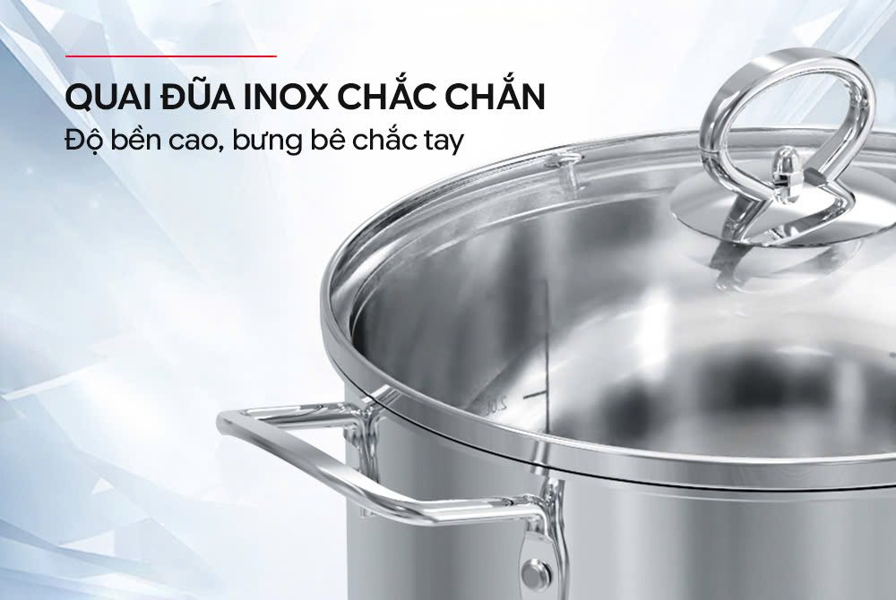 Nồi lẻ inox nguyên khối SUNHOUSE Healthy SHG601-24DC