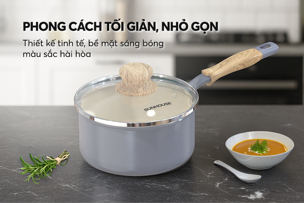 Quánh phủ sứ đáy từ SUNHOUSE Healthy MP16B