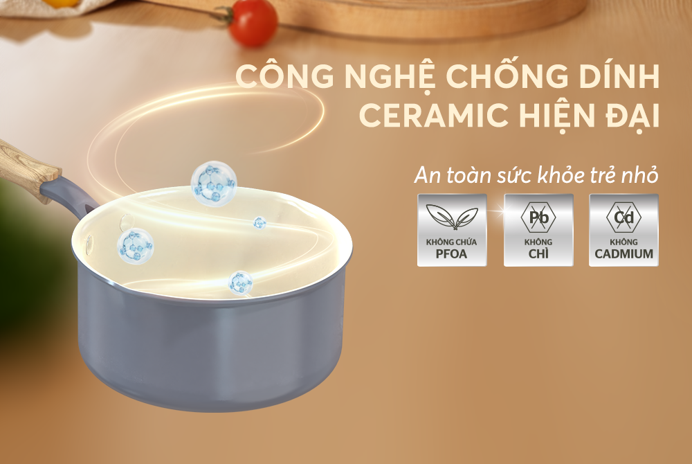 Quánh phủ sứ đáy từ SUNHOUSE Healthy MP16B