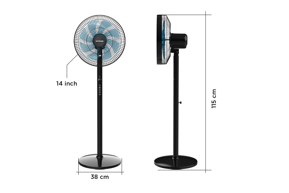 Quạt đứng 8 cánh SUNHOUSE SHD7346
