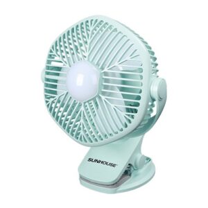 Quạt sạc pin MINI SUNHOUSE SHD7111 | Tích hợp đèn ngủ 2 trong 1