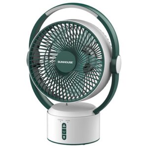Quạt tích điện MINI SUNHOUSE SHD7116 dùng liên tục 10h 1 lần sạc