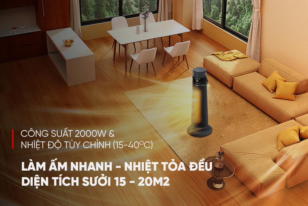 Sưởi điện ceramic SUNHOUSE SHD7061