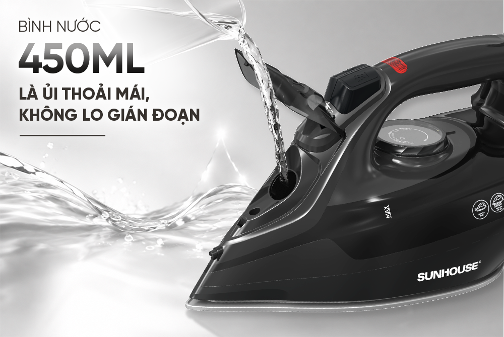Bàn là hơi nước SUNHOUSE SHD2073
