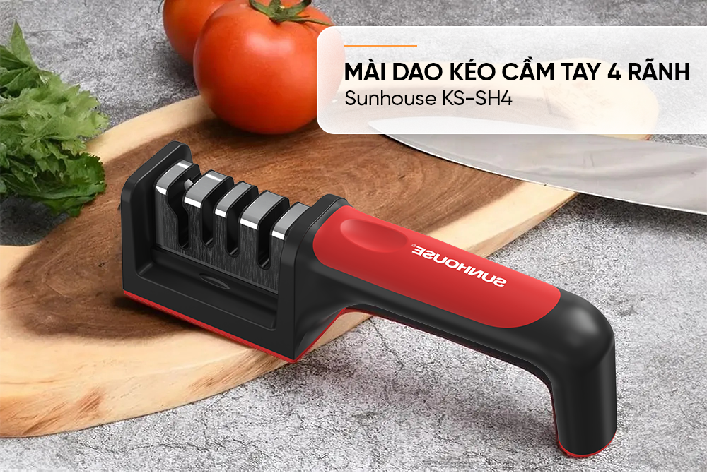 Mai dao kéo cầm tay 4 rãnh SUNHOUSE KS-SH4