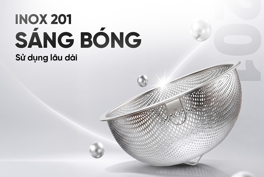 Rổ inox 20cm SUNHOUSE Healthy KS-BA200I