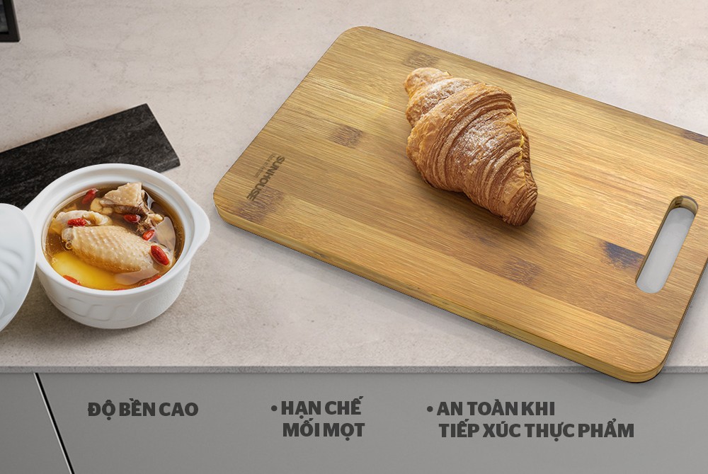 Thớt tre tự nhiên SUNHOUSE KS-CH3522B