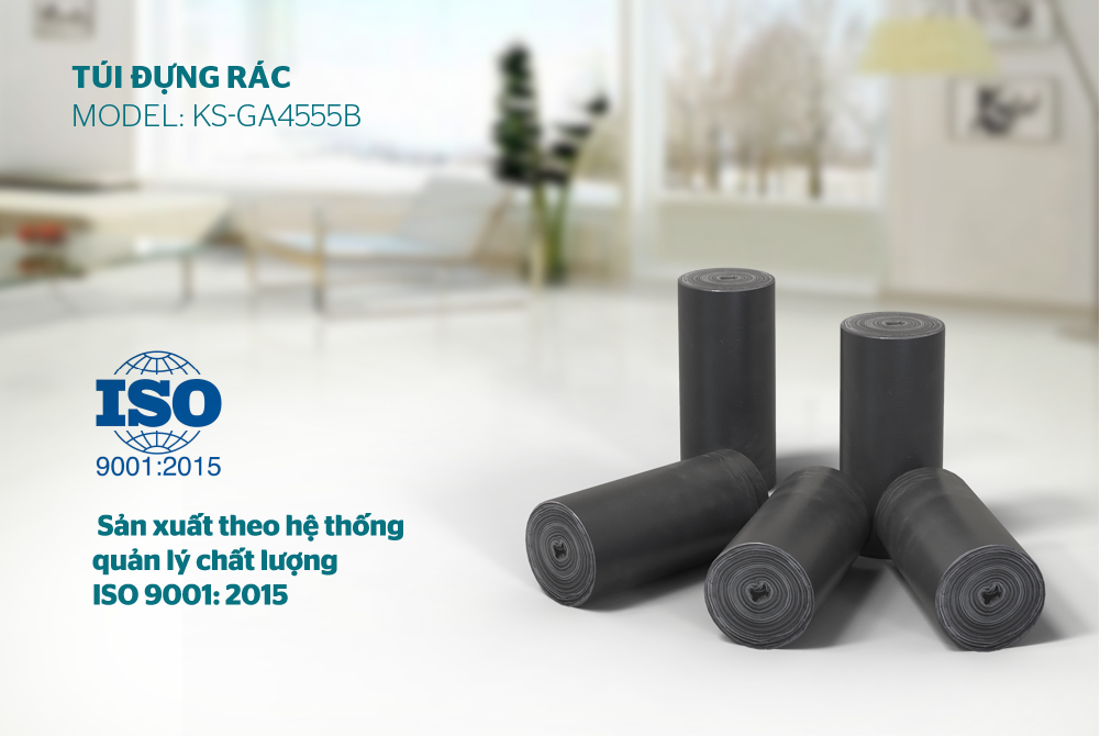 Túi đựng rác phân hủy sinh học SUNHOUSE KS-GA4555BS